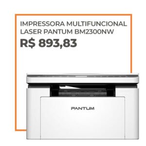 Impressora Multifuncional Laser Pantum BM2300NW