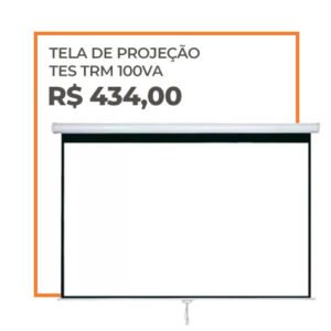 Tela de Projeção TES TRM 100VA
